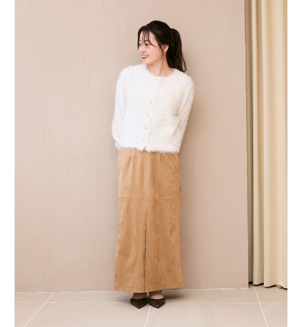  「《WEB限定アイテム》ソフトシャギーカーディガン」|カーディガン|