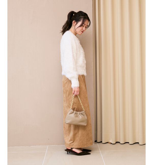  「《WEB限定アイテム》ソフトシャギーカーディガン」|カーディガン|