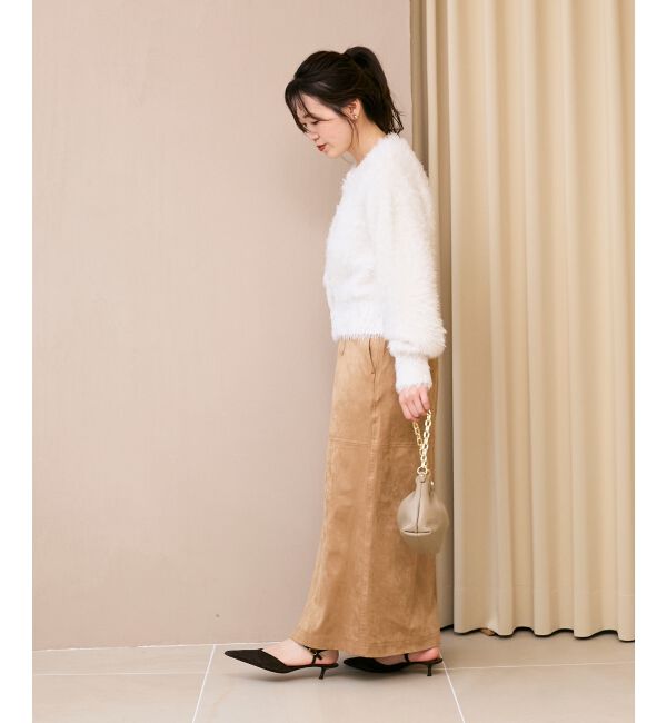  「《WEB限定アイテム》ソフトシャギーカーディガン」|カーディガン|