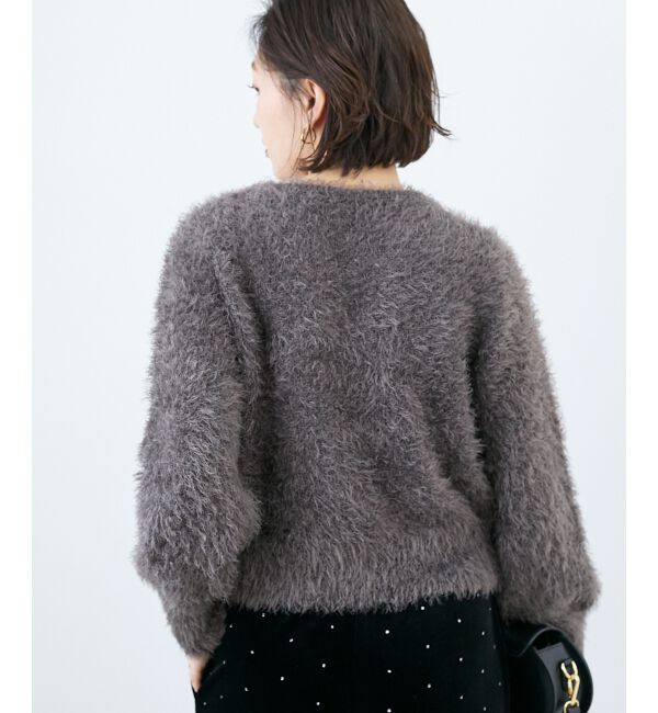  「《WEB限定アイテム》ソフトシャギーカーディガン」|カーディガン|