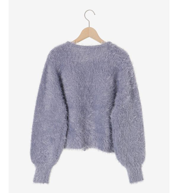  「《WEB限定アイテム》ソフトシャギーカーディガン」|カーディガン|