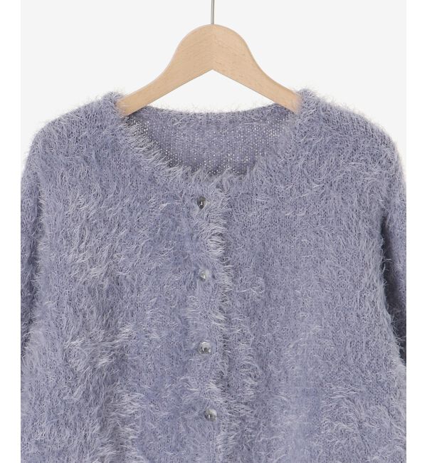  「《WEB限定アイテム》ソフトシャギーカーディガン」|カーディガン|