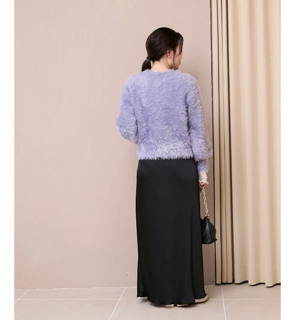  「《WEB限定アイテム》ソフトシャギーカーディガン」|カーディガン|