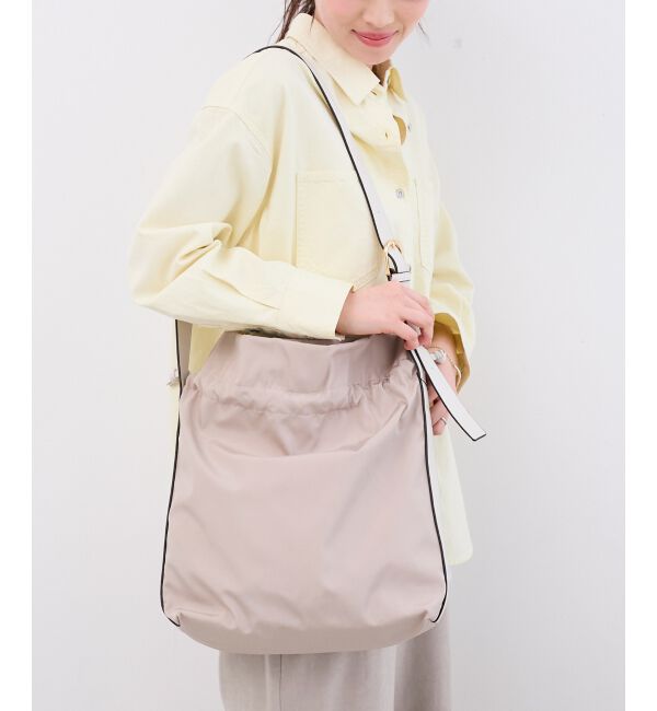  「【軽量素材】2WAY巾着ショルダー」|ショルダー・メッセンジャー|
