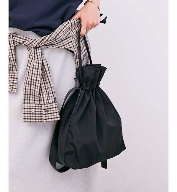  「【軽量素材】2WAY巾着ショルダー」|ショルダー・メッセンジャー|
