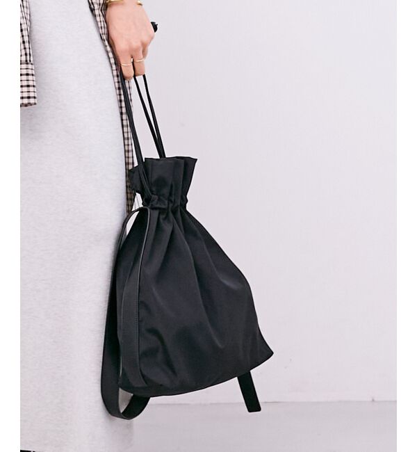  「【軽量素材】2WAY巾着ショルダー」|ショルダー・メッセンジャー|