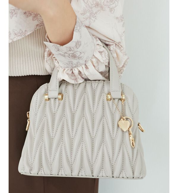 MAJESTICLEGON「♯チャームセットキルティングバッグ」|ショルダー・メッセンジャー|