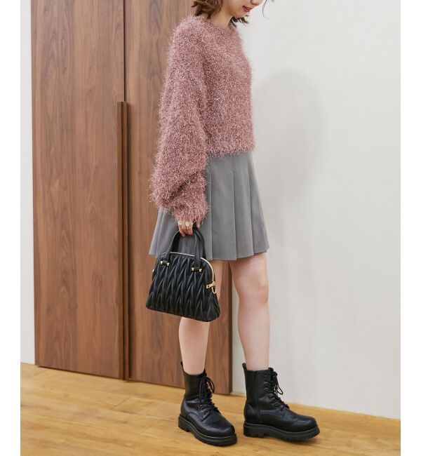 MAJESTICLEGON「♯チャームセットキルティングバッグ」|ショルダー・メッセンジャー|