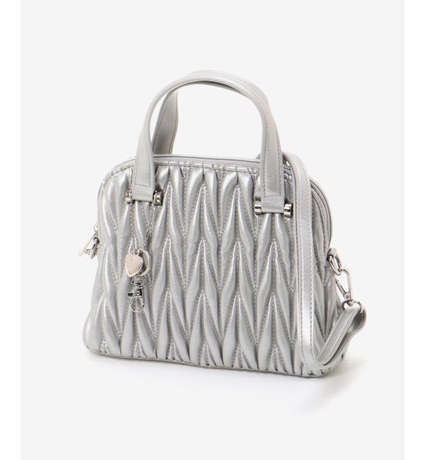 MAJESTICLEGON「♯チャームセットキルティングバッグ」|ショルダー・メッセンジャー|