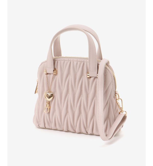 MAJESTICLEGON「♯チャームセットキルティングバッグ」|ショルダー・メッセンジャー|