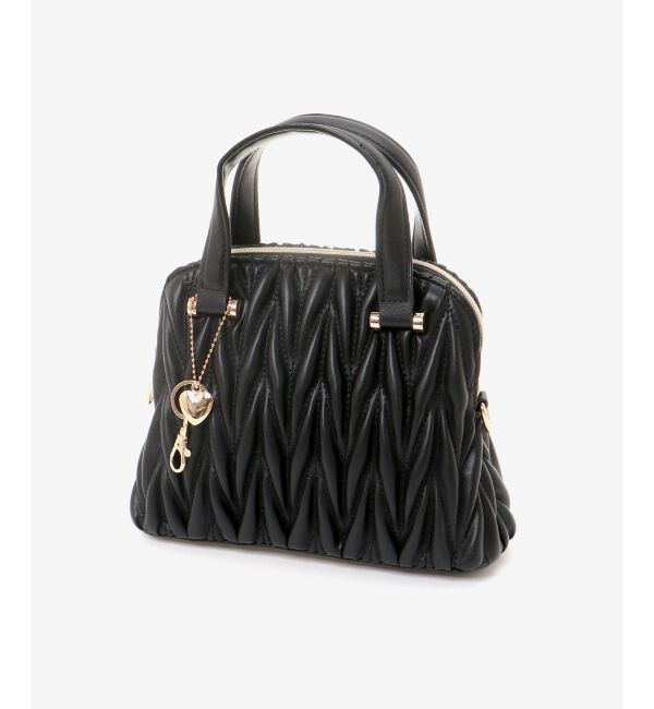 MAJESTICLEGON「♯チャームセットキルティングバッグ」|ショルダー・メッセンジャー|