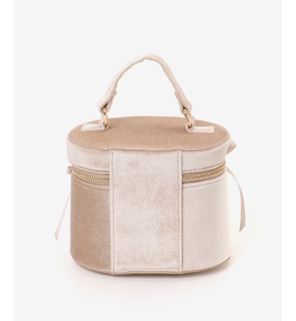 MAJESTICLEGON「レースアップベロアバニティバッグ」|ショルダー・メッセンジャー|