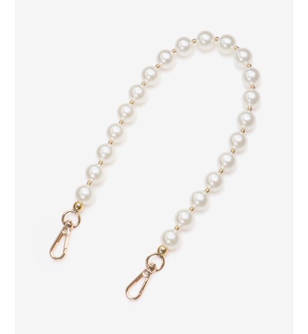 MAJESTICLEGON「パールチェーンセットWリボンバッグ」|ショルダー・メッセンジャー|