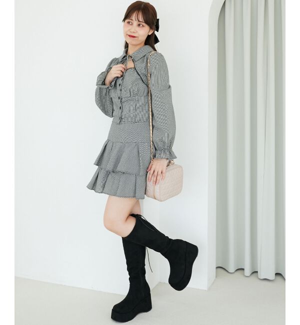  「ハートキルティングスクエアバッグ」|ショルダー・メッセンジャー|