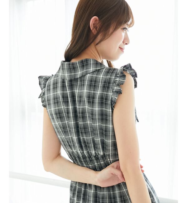  「デコルテオープンノースリロングワンピ」|ワンピース|