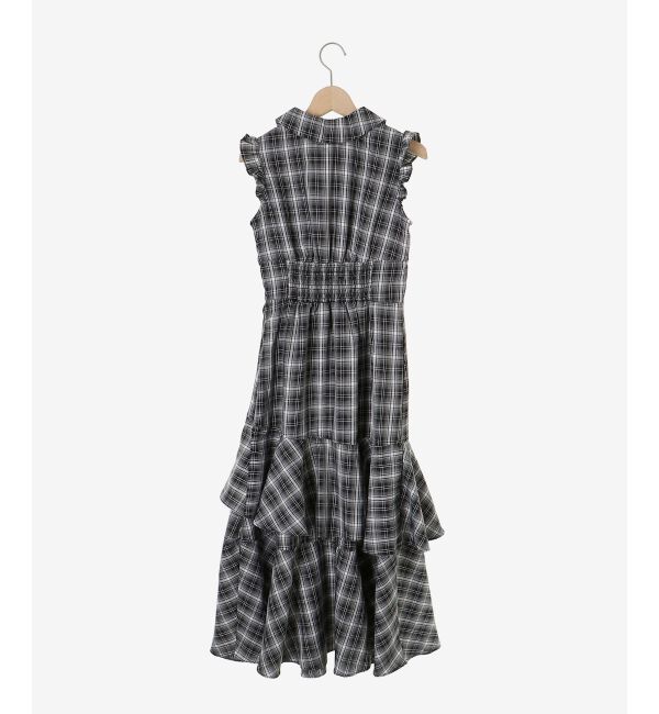  「デコルテオープンノースリロングワンピ」|ワンピース|