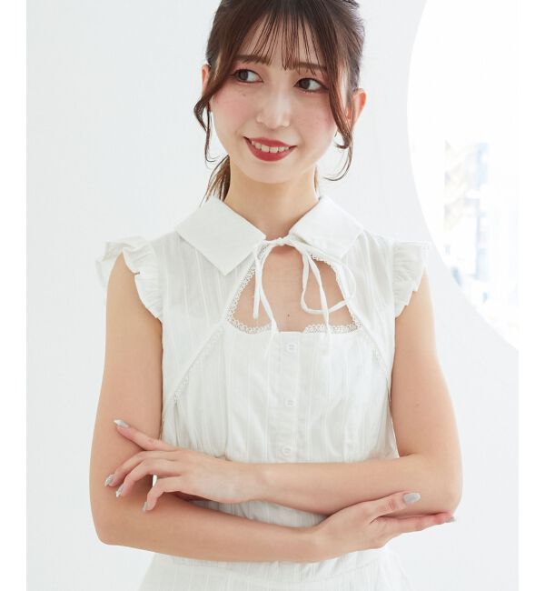  「デコルテオープンノースリロングワンピ」|ワンピース|