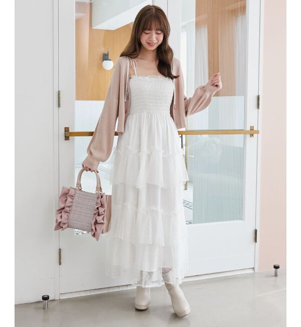  「ツイードフリルショルダーバッグ」|ショルダー・メッセンジャー|