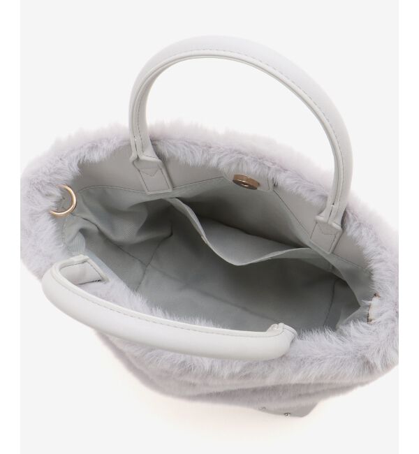  「キルティングビジューファーバッグ」|ショルダー・メッセンジャー|