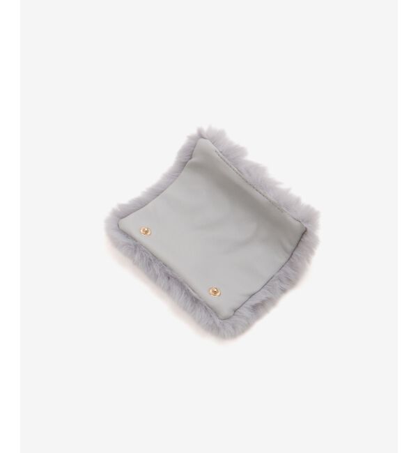  「キルティングビジューファーバッグ」|ショルダー・メッセンジャー|