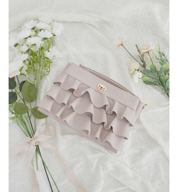  「フリルマルチポケットショルダーバッグ」|ショルダー・メッセンジャー|