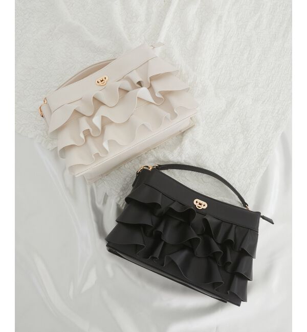  「フリルマルチポケットショルダーバッグ」|ショルダー・メッセンジャー|