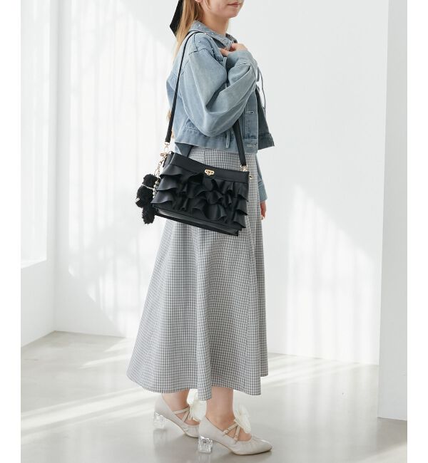  「フリルマルチポケットショルダーバッグ」|ショルダー・メッセンジャー|