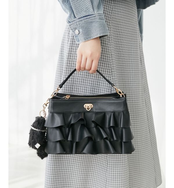  「フリルマルチポケットショルダーバッグ」|ショルダー・メッセンジャー|