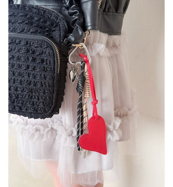  「ランダムモチーフチャーム」|ベルト|レッド