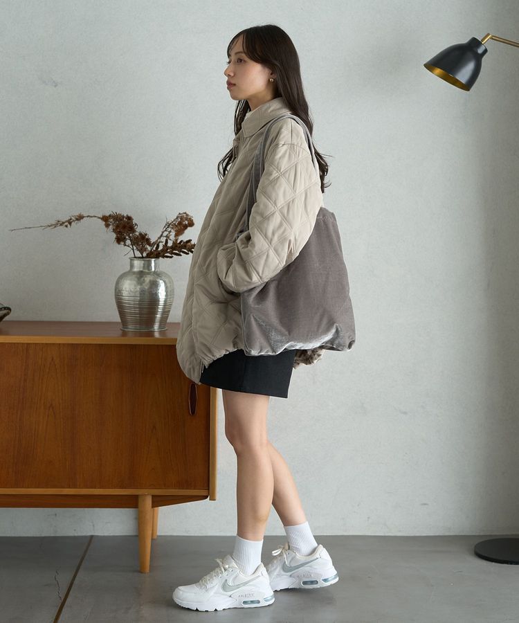 earth music&ecology「【WEB限定】ベロアトートバッグ」|トートバッグ|