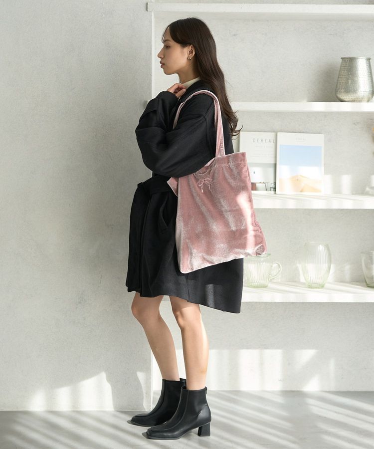 earth music&ecology「【WEB限定】ベロアトートバッグ」|トートバッグ|