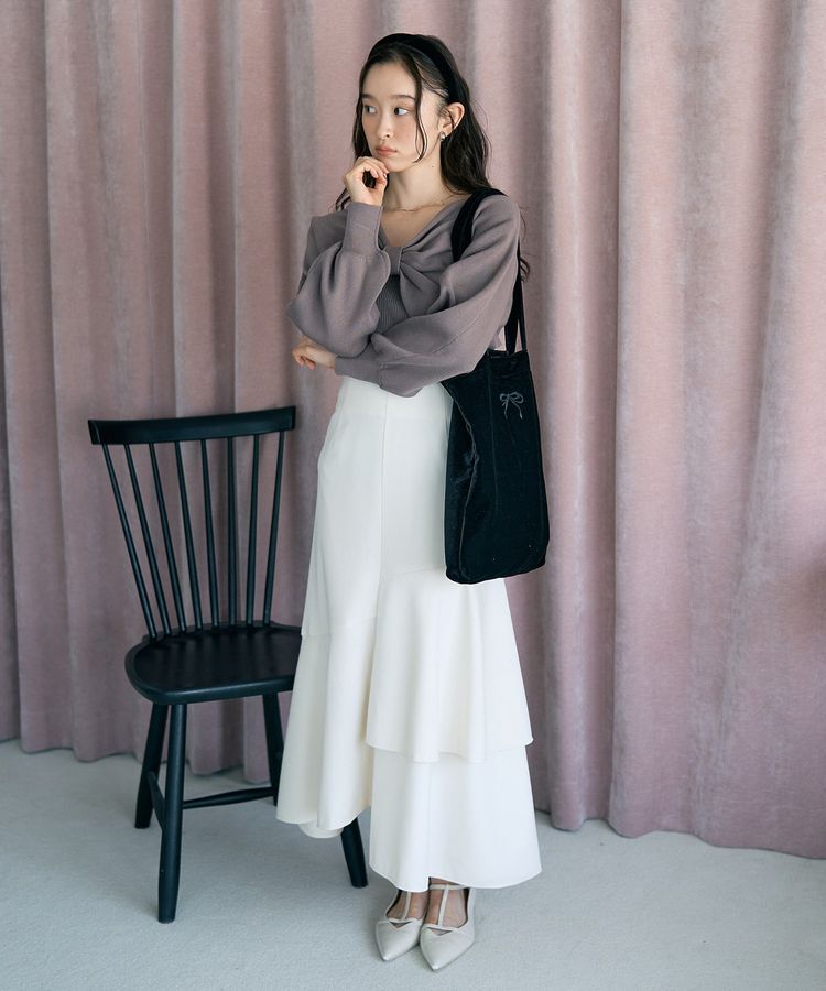 earth music&ecology「【WEB限定】ベロアトートバッグ」|トートバッグ|