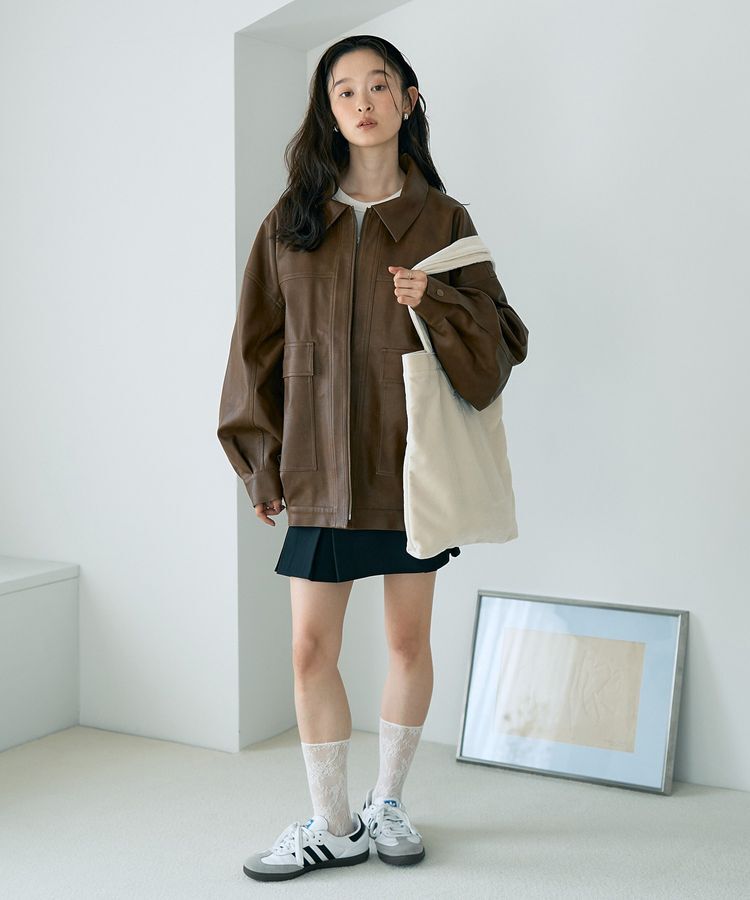 earth music&ecology「【WEB限定】ベロアトートバッグ」|トートバッグ|