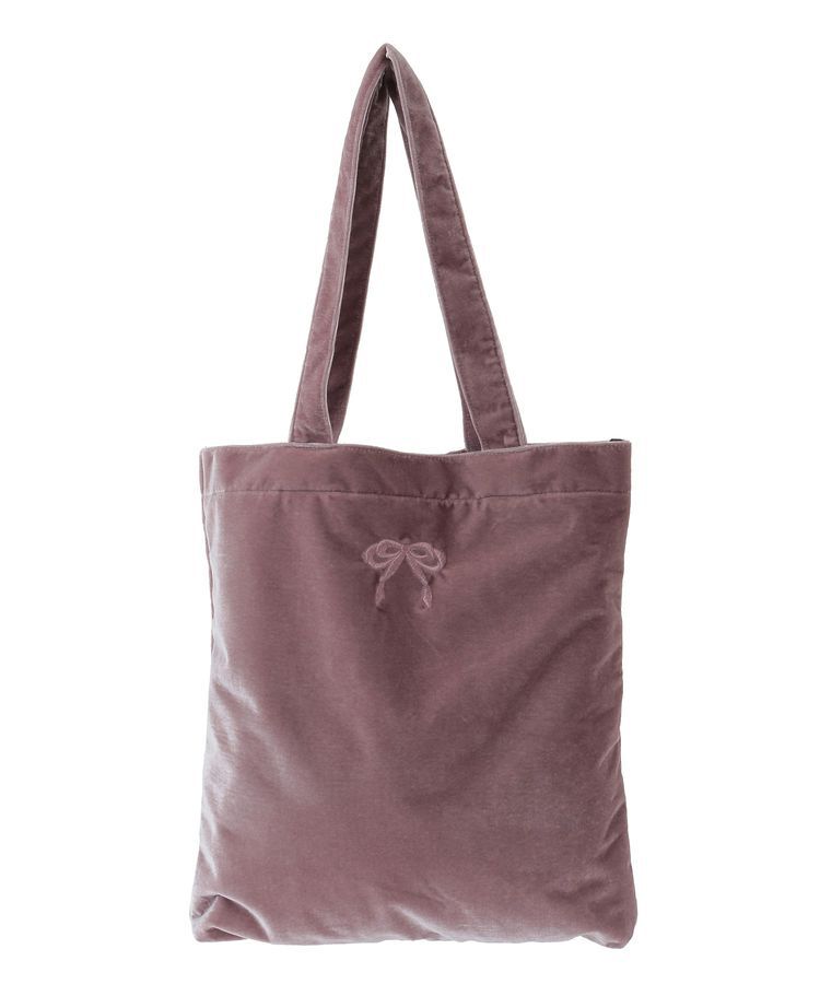 earth music&ecology「【WEB限定】ベロアトートバッグ」|トートバッグ|