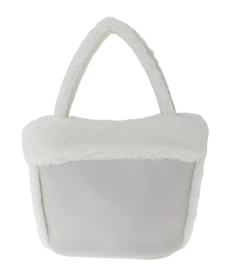 earth music&ecology「ムートン風ボアバッグ」|ショルダー・メッセンジャー|