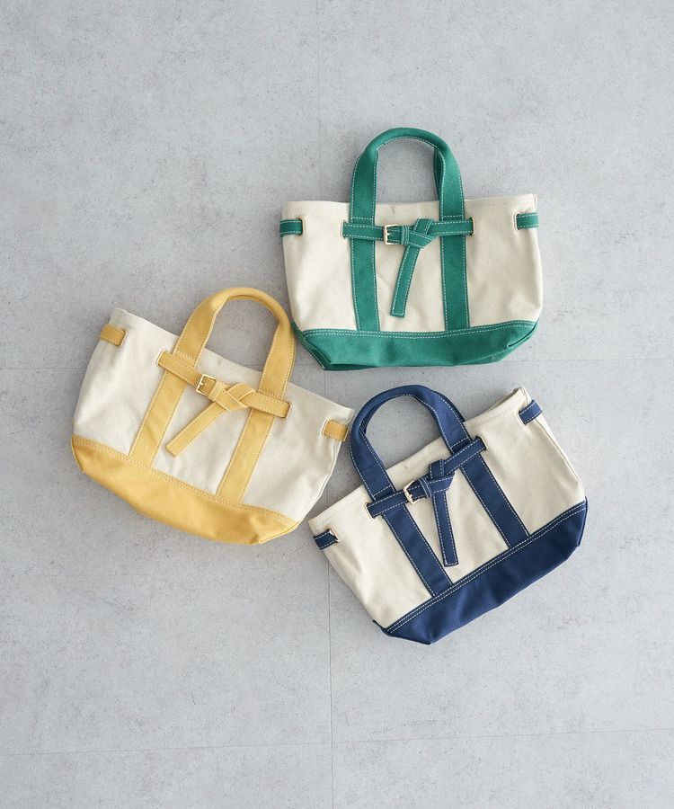 earth music&ecology「ベルトキャンバストートバッグ M」|トートバッグ|