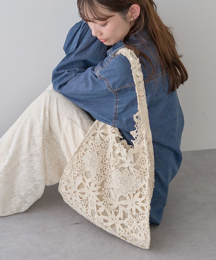 earth music&ecology「レースバッグ」|トートバッグ|