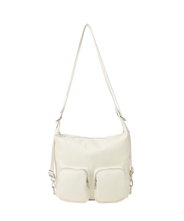 earth music&ecology「Wポケット３WAYショルダーバッグ」|ショルダー・メッセンジャー|