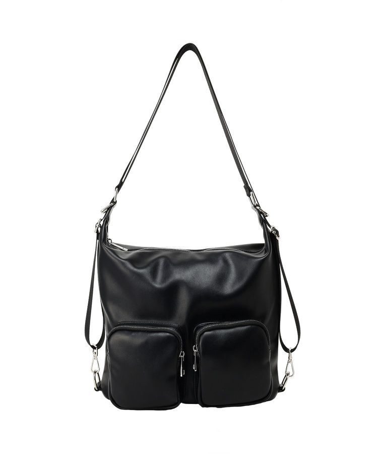 earth music&ecology「Wポケット３WAYショルダーバッグ」|ショルダー・メッセンジャー|