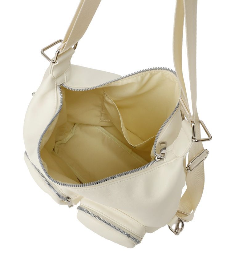 earth music&ecology「Wポケット３WAYショルダーバッグ」|ショルダー・メッセンジャー|