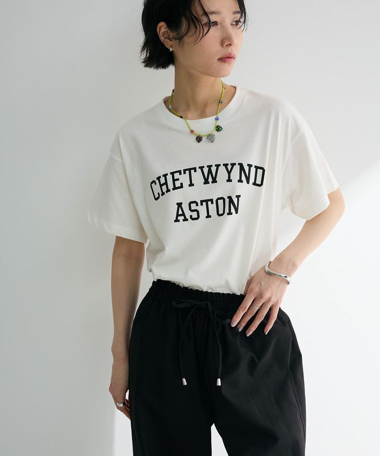 Green Parks「汗染み防止カレッジロゴボックスTシャツ」|Tシャツ・カットソー|