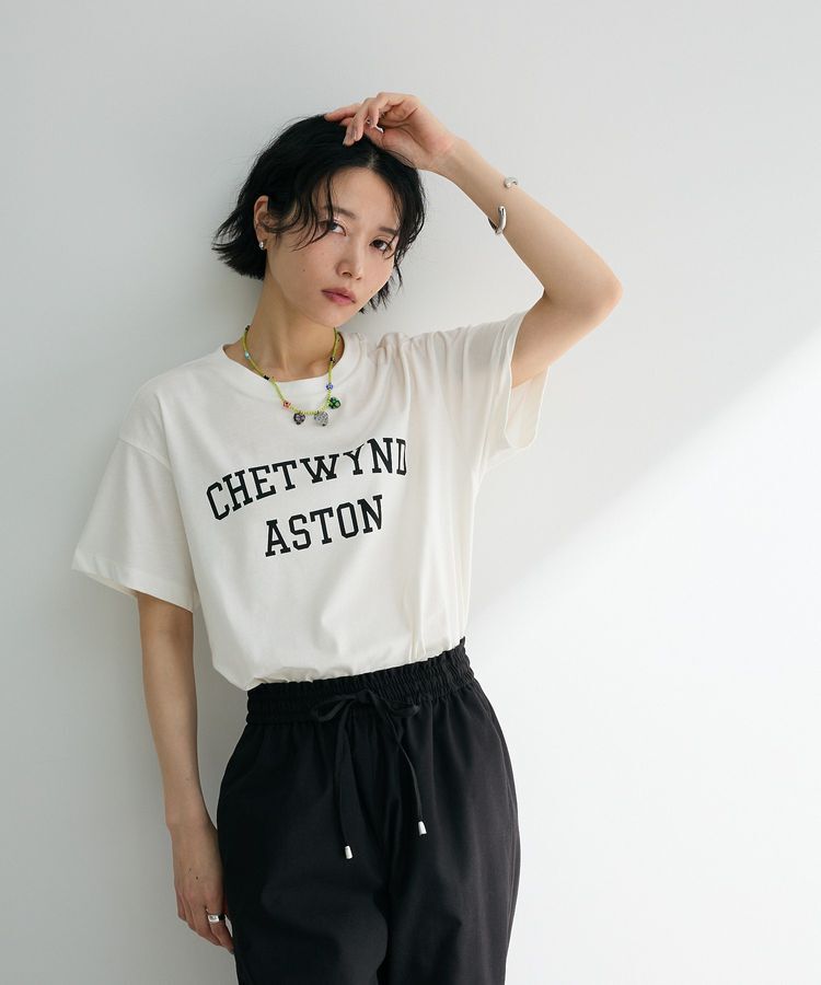 Green Parks「汗染み防止カレッジロゴボックスTシャツ」|Tシャツ・カットソー|