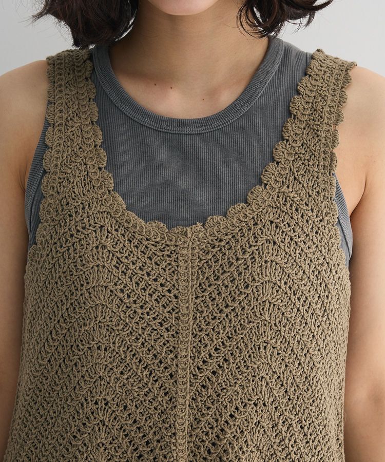 Green Parks「・SUGAR SPOON クロシェキリカエワンピース」|ワンピース|