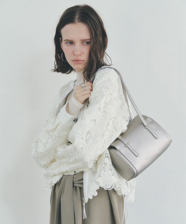 YECCA VECCA「フェイクレザーミニボストンバッグ」|ショルダー・メッセンジャー|