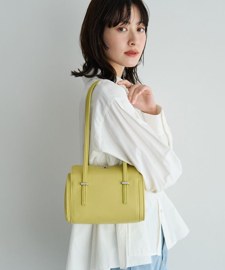 YECCA VECCA「フェイクレザーミニボストンバッグ」|ショルダー・メッセンジャー|