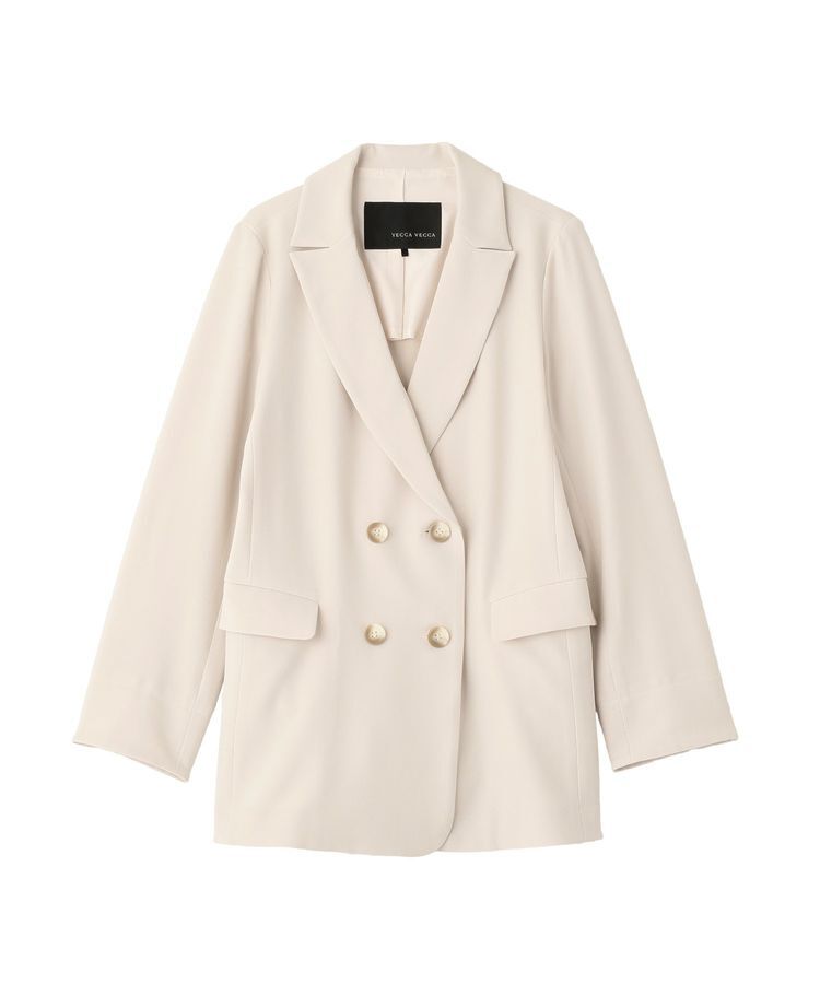 YECCA VECCA「ダブルブレストジャケット」|テーラードジャケット|