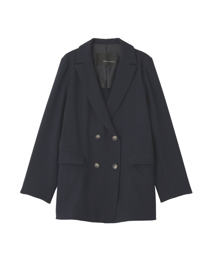 YECCA VECCA「ダブルブレストジャケット」|テーラードジャケット|