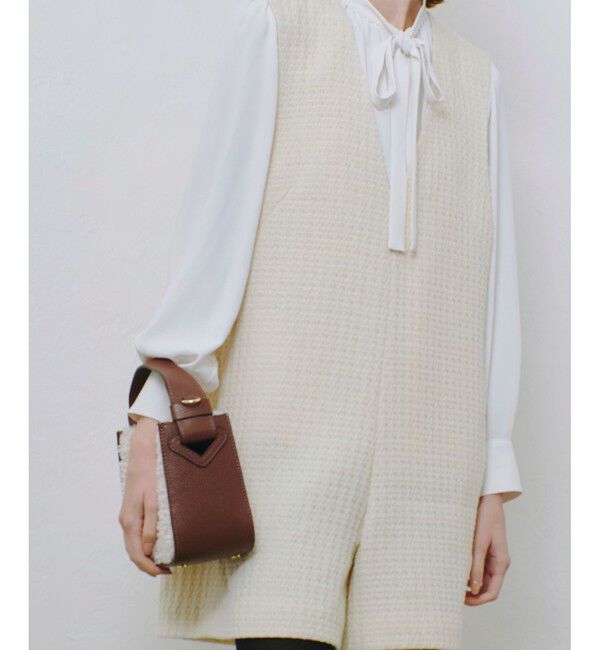 allureville「エコファースクエアハンドルバッグ」|ショルダー・メッセンジャー|