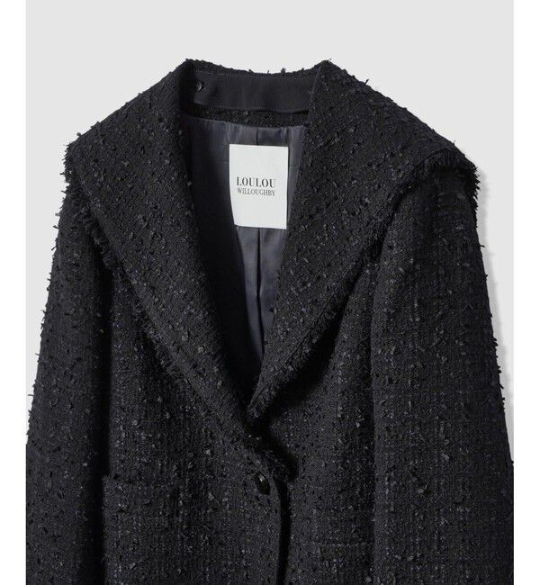 LOULOU WILLOUGHBY「【LOULOU WILLOUGHBY】ファンシーツイードセーラージャケット」|テーラードジャケット|