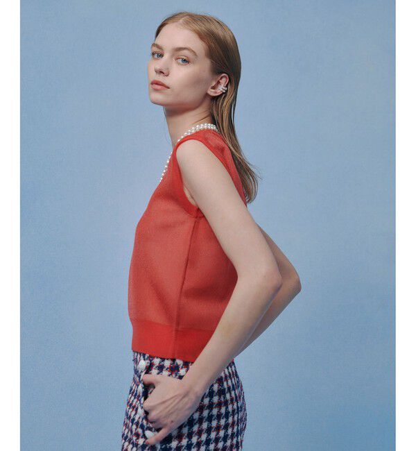 LOULOU WILLOUGHBY「【LOULOU WILLOUGHBY】シアージャガードプルオーバー」|ニット・セーター|